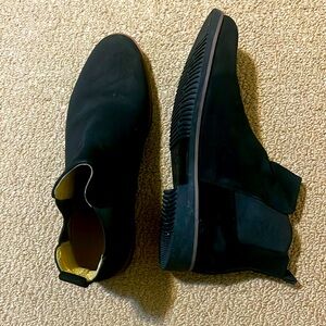Black Suede BOSS shoes.